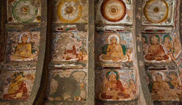 cave paintings to visit in india,cave paintings,india cave paintings,ajanta cave paintings,ellora cave paintings,elephanta caves,bhimbetka cave paintings,lenyadri caves painting,bagh paintings,sittanavasal paintings,armamalai cave,badami caves,adamgarh hills,travel,tourism