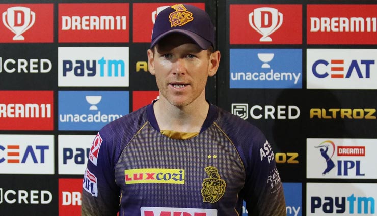 IPL 2021 : कप्तान मॉर्गन को दोहरा झटका, पहले मिली हार और फिर लगा 12 लाख का जुर्माना