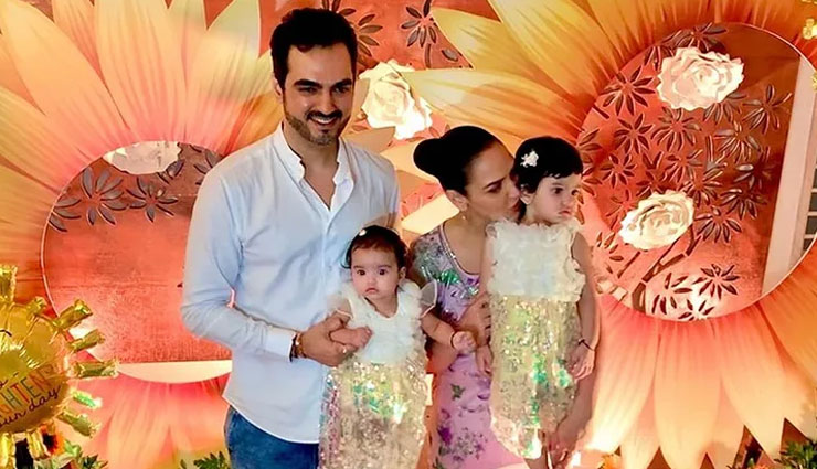 PICS- Esha Deol shares awe-dorable pic of daughter Miraya with her Dadaa