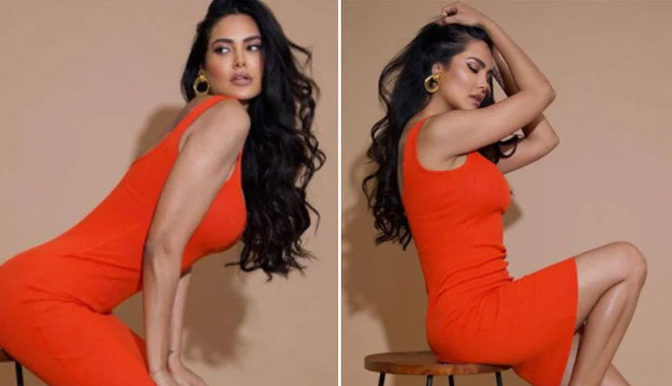 Esha Gupta ने कराया कातिलाना फोटोशूट, लकड़ी के स्टूल पर बैठकर दिए एक से बढ़कर एक सिजलिंग पोज