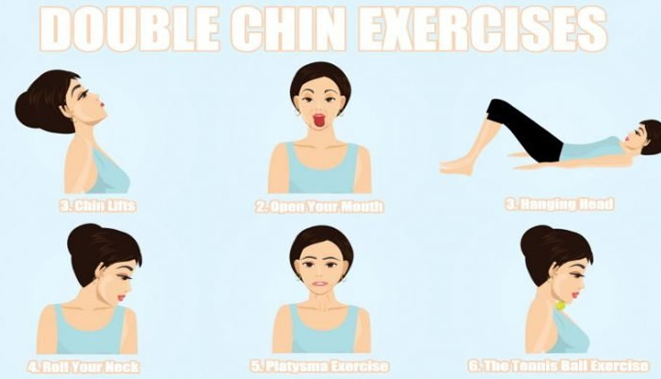 double chin,ways to get rid of double chin,Health tips,fitness tips,face health tips