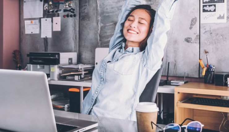 exercises at work,benefits of exercises at work,work health tips,health tips for office,simple exercises for office,Health tips,fitness tips