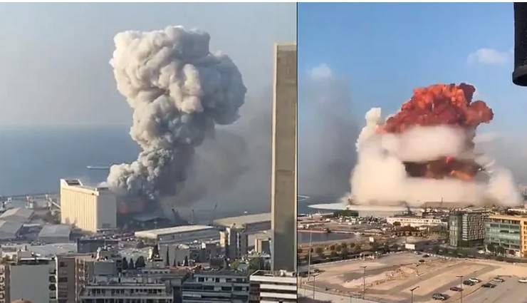 Watch: Massive explosion in Beirut has internet stunned