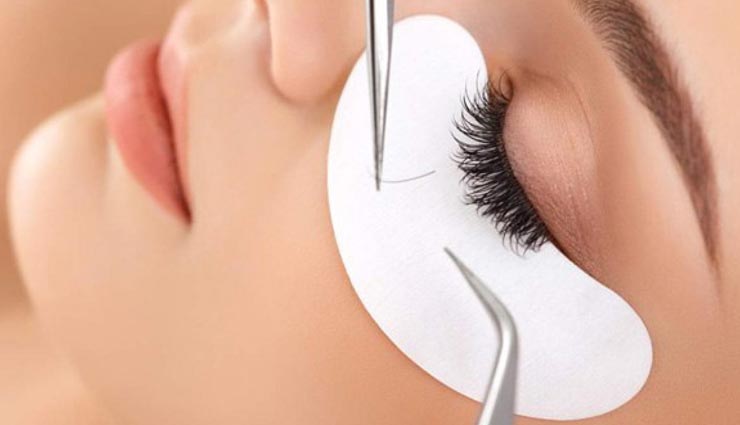 beauty tips,beauty tips in hindi,eyelash extensions,lonh and thick eyelash