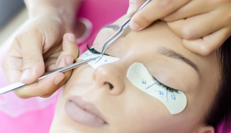 beauty tips,beauty tips in hindi,eyelash extensions,lonh and thick eyelash