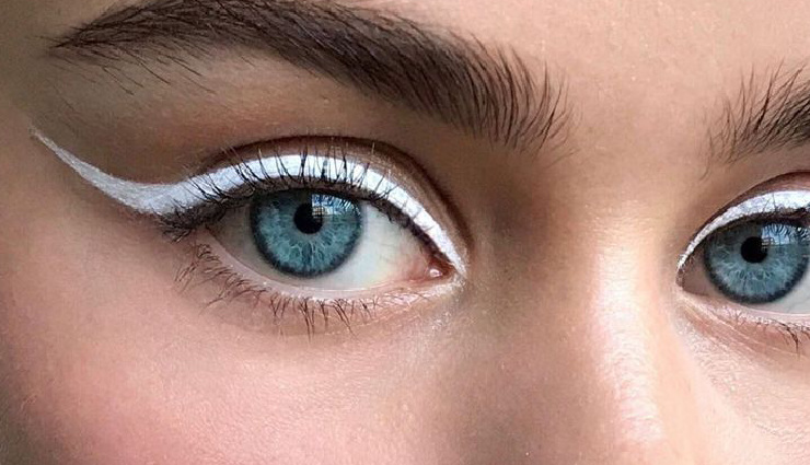 white eyeliner makeup tips,ways to use white eyeliner,makeup with white eyeliner,white eyeliner for bigger eyes,white eyeliner as eyeshadow base,brighten inner corners with white eyeliner,define brows with white eyeliner,white eyeliner tricks,white eyeliner for red spots,makeup hacks with white eyeliner,white eyeliner benefits,natural makeup with white eyeliner