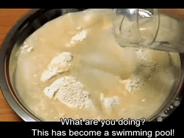 thing you go through when your kitchen experiment fails