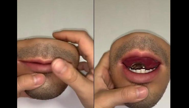 सोशल मीडिया पर वायरल हो रहा है इंसान के मुंह की तरह दिखने वाला ये पर्स, क्या आपने देखा!