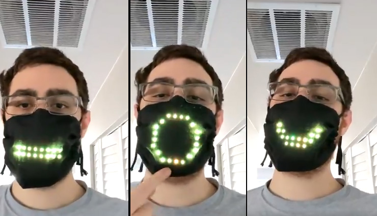 कोरोना से बचाने वाला मास्क अब मुस्कुराएगा भी, कीमत 3,800 रुपए, देखे वीडियो