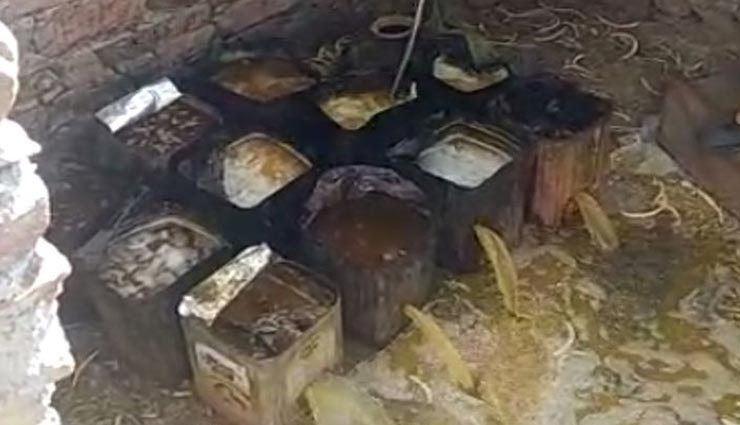 झुंझुनूं : आबकारी टीम की नकली शराब के खिलाफ बड़ी कार्रवाई, नष्ट की गई 3500 लीटर वॉश