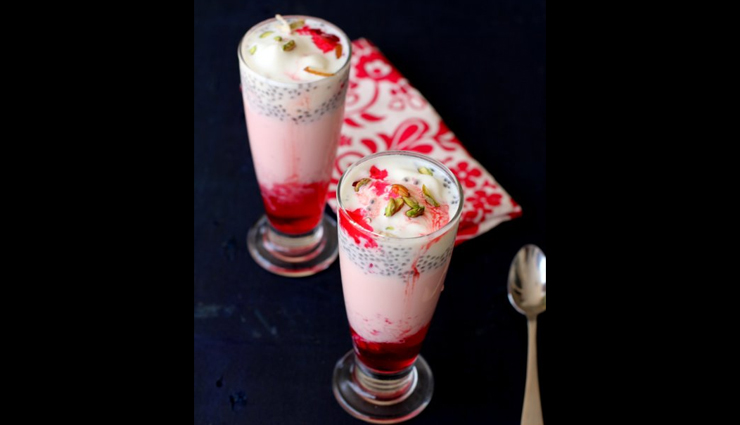 falooda,falooda recipe,rose falooda,snacks recipe,dessert recipe