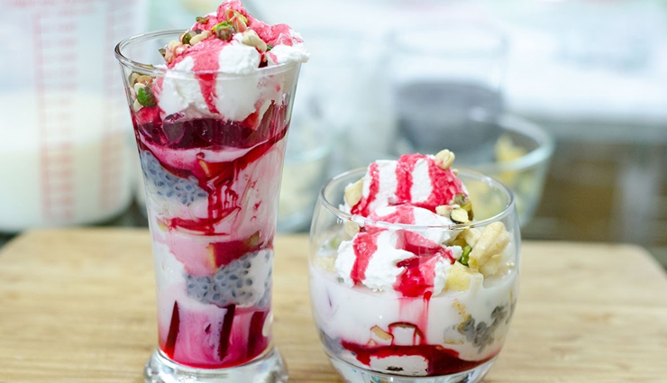 falooda,falooda recipe,rose falooda,snacks recipe,dessert recipe