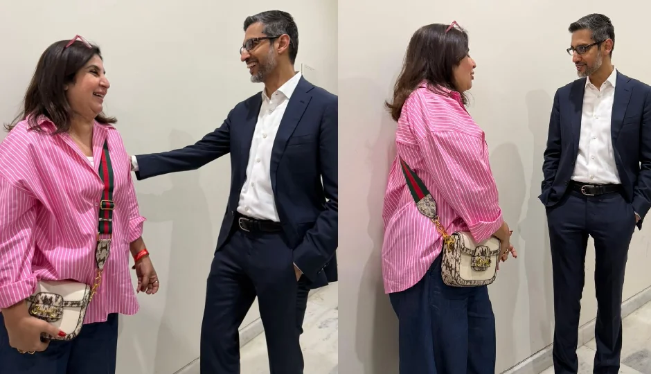 गूगल के सीईओ सुंदर पिचाई संग फराह खान की मुलाकात, सोशल मीडिया पर साझा की खास तस्वीरें