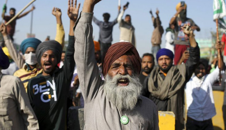 किसान आंदोलन: सांसदों का स्‍पीकर को खत, कहा - गाजीपुर बॉर्डर पर भारत-पाक सीमा जैसे हालात