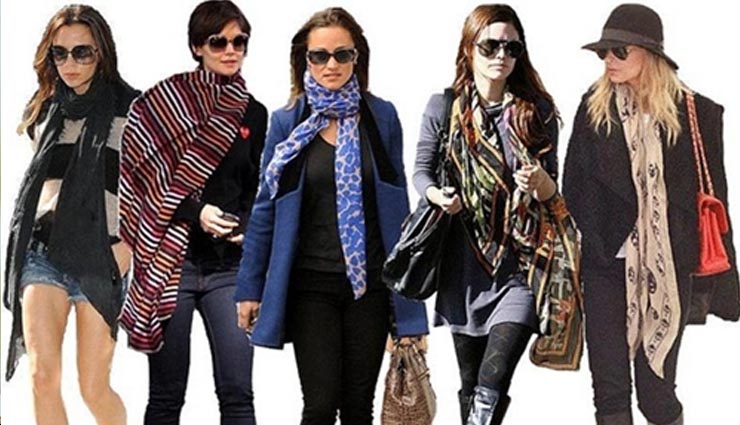 scarfs,scarfs fashion,fashion tips,fashion ,फैशन के हिसाब से लगाये स्कार्फ