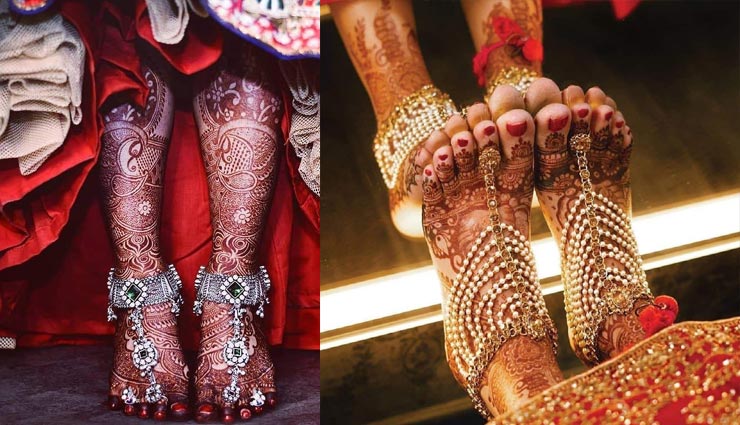 fashion tips,fashion tips in hindi,stylish toe rings,toe rings for bridal look ,फैशन टिप्स, फैशन टिप्स हिंदी में, स्टाइलिश पायल, ब्राइडल लुक टिप्स 