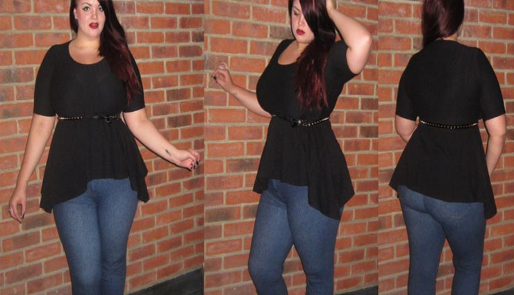 निकलते हुए पेट में भी दिखना चाहती है स्लिम, आजमाए ये फैशन टिप्स