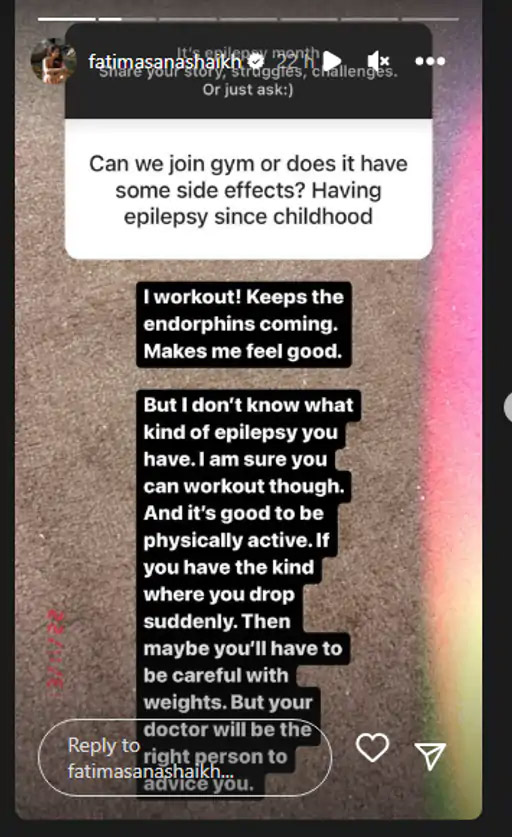 मिर्गी की बीमारी से पीड़ित है दंगल फेम फातिमा सना शेख, जूते सुंघाने वाली बात को बताया गलत fatima sana shaikh,fatima sana shaikh suffering from epilepsy,fatima sana shaikh health updates,bollywood news in hindi