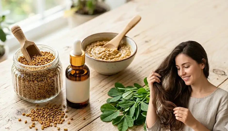 बालों में मेथी दाना ऐसे लगाएं, लंबाई और घनापन बढ़ाने के लिए असरदार नेचुरल हेयर पैक, जानें लगाने का सही तरीका