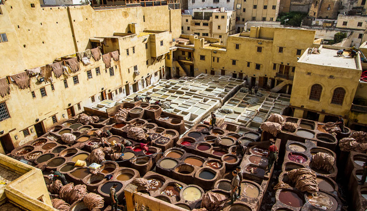 fez,morocco,places to visit in morocco,al quaraouiyine mosque,dar batha,chouara tannery,medersa bou inania,merenid tombs