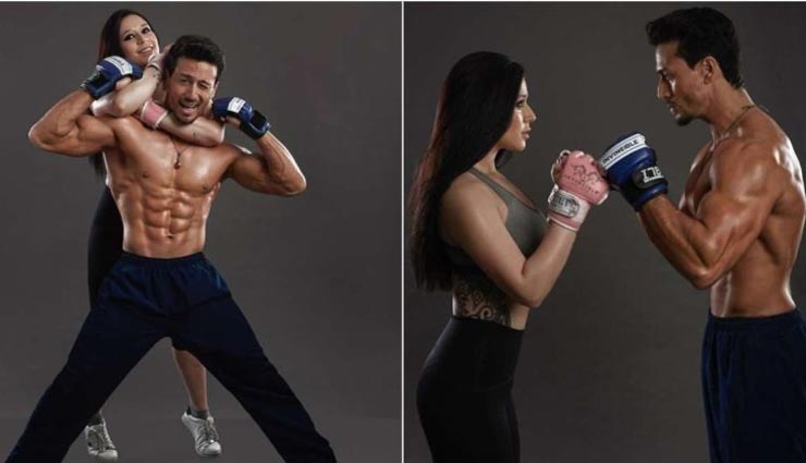 krishna shroff,tiger shroff,mma event,fight night