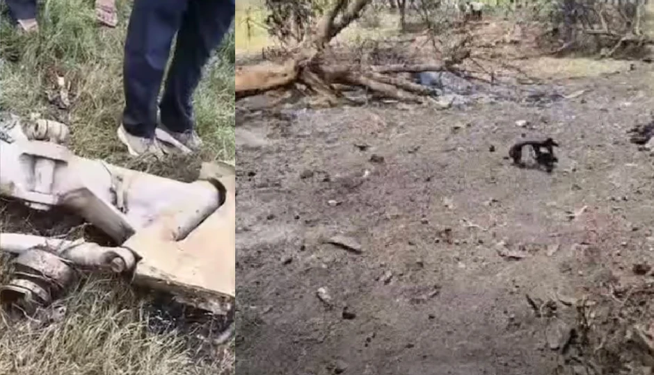 राजस्थान के चूरू में फाइटर प्लेन क्रैश, टुकड़ों में मिला एक शव