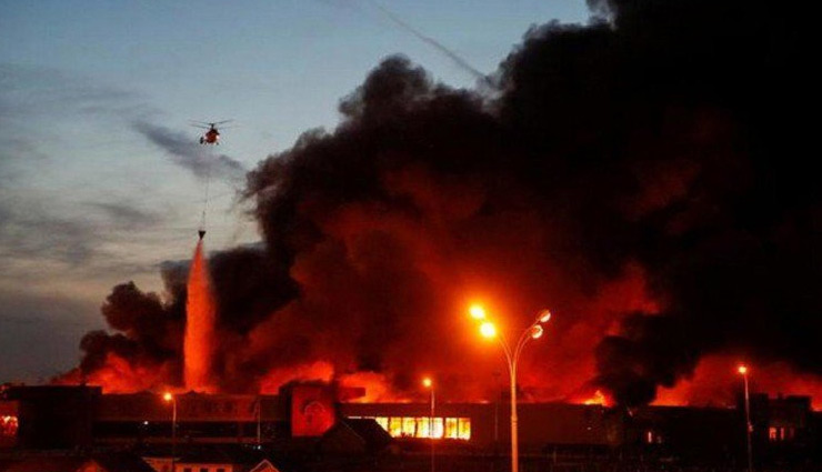 रुसः साइबेरिया के एक मॉल में लगी भयंकर आग, 37 की मौत, करीब 69 लोग लापता