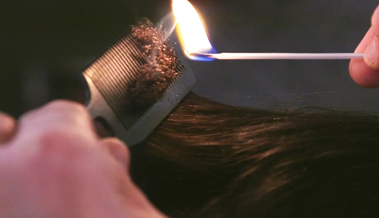 VIDEO : सोशल मीडिया पर जमकर वायरल हो रहा हेयरकट के लिए बालों में आग लगाने का यह वीडियो
