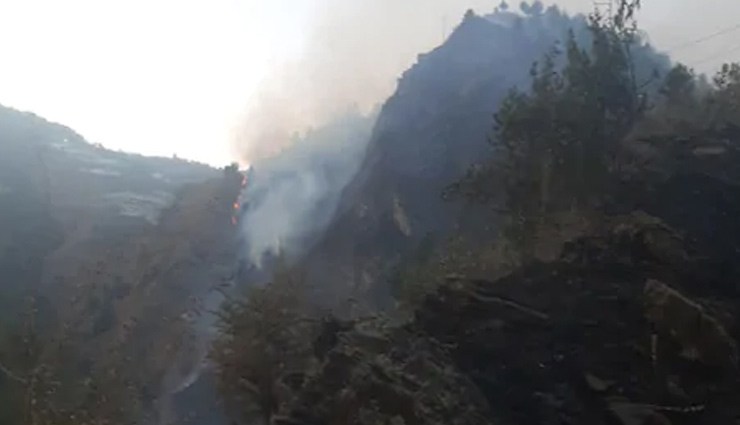 हिमाचल प्रदेश: ग्यौण गांव के जंगल में लगी आग, 21 साल का युवक जिंदा जला