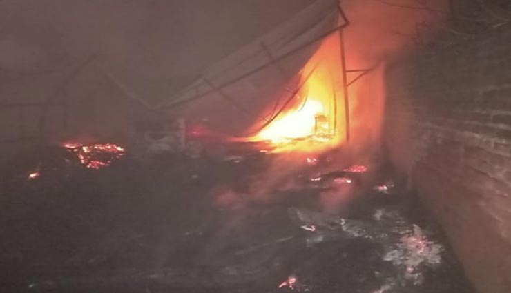 news,latest news,news in hindi,crime news,rajasthan,chomu,fire in plywood factory