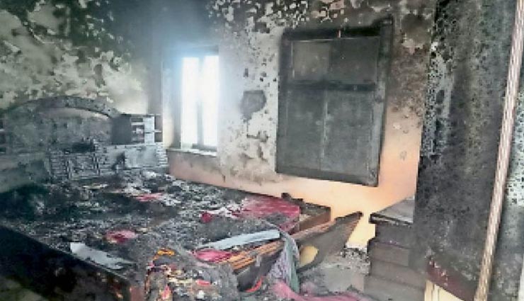 राजस्थान : शॉर्ट सर्किट से कमरे में लगी आग, जिंदा जलकर हुई युवक की मौत news,latest news,news in hindi,fire incident news,rajasthan,nagaur