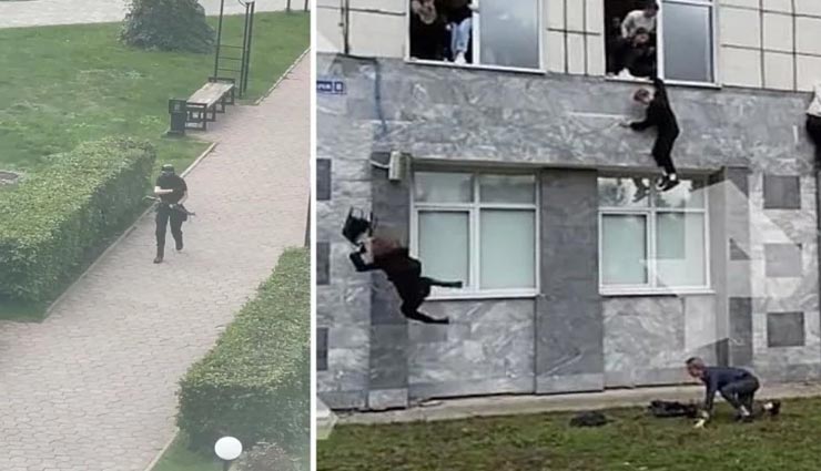 रूस की स्कूल में दहशत का माहौल, गोलीबारी करते हुए घुसा एक छात्र, स्टूडेंट्स ने खिड़की से कूद बचाई जान, आठ की मौत