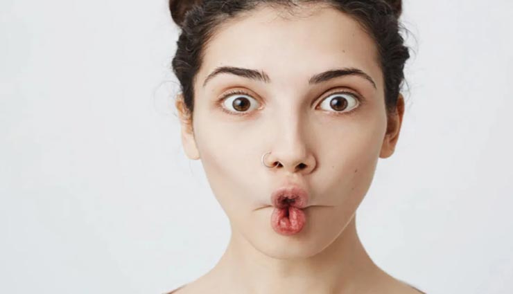 beauty tips,beauty tips in hindi,beauty exercises,reduce cheek fat,cheeks beauty