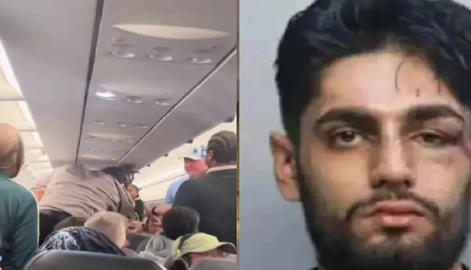 फ्लाइट में भारतीय मूल का युवक हुआ बेकाबू, मारपीट के बाद अमेरिका में गिरफ्तार, VIDEO ने मचाया सोशल मीडिया पर हंगामा