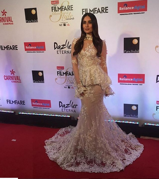 fashion moments of flimfare glamour and style awards 2017,filmfare awards,glamour and style awards 2017