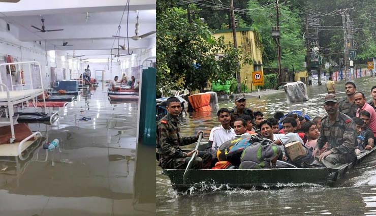 rain in up,heavy rain in bihar,flood in patna,flood,natural disaster,uttar pradesh,news,news in hindi ,मॉनसून की बारिश, बिहार में बाढ़