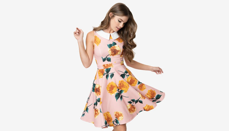 vintage flower dress,5 new styles of vintage flower dress,retro flower dress,fashion trends,fashion tips,trendy floral dress ,फैशन टिप्स, फैशन ट्रेंड्स, विंटेज फ्लावर ड्रेस के 5 नए स्टाइल 