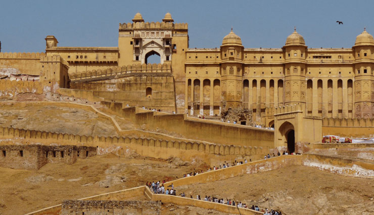hill forts of rajasthan,forts of rajasthan,chittorgarh fort,kumbhalgarh fort,jaisalmer fort,ranthambhore fort,amer fort