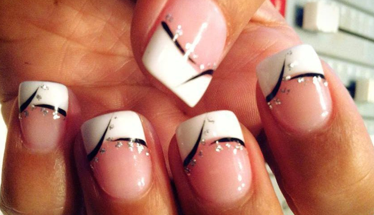 trending modern french manicure,french manicure nail designs,beauty tips,beauty,nail designs