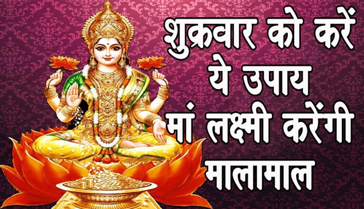 शुक्रवार को जरूर करें ये काम, धन संबंधी हर परेशानी से मिलेगा छुटकारा