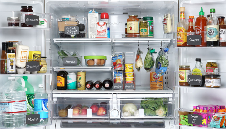 tips to organize fridge,organizing refrigerator,tips to clean fridge,household tips,home decor tips ,हाउसहोल्ड टिप्स, होम डेकोर टिप्स, फ्रिज को ओरगेनाइज़ करने के टिप्स , फ्रिज को साफ करने के टिप्स 