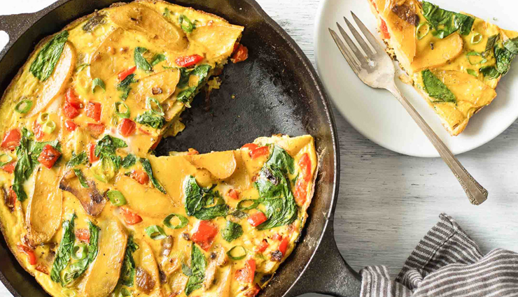 spinach potato veggie frittata,hunger struck,food,benefits of eggs,easy recipe