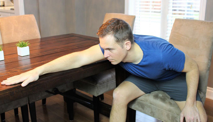 frozen shoulder,exercises for frozen shoulder,Health tips,fitness tips,pendulum exercise,tabletop arm slides,wall slide,cane exercise,shoulder stretch