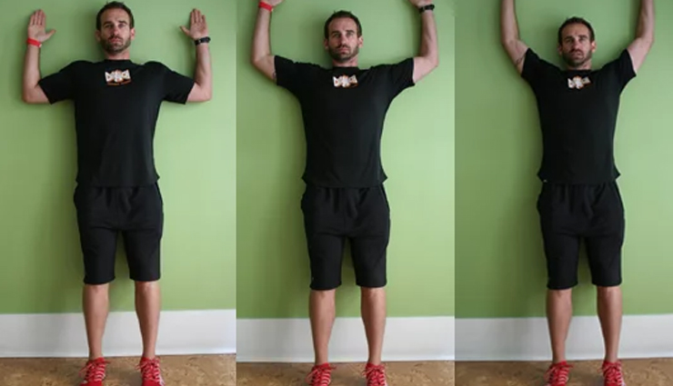 frozen shoulder,exercises for frozen shoulder,Health tips,fitness tips,pendulum exercise,tabletop arm slides,wall slide,cane exercise,shoulder stretch