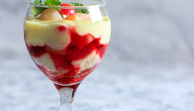 fruit custard.  fruit custard recipe,hunger struck,food,easy recipe