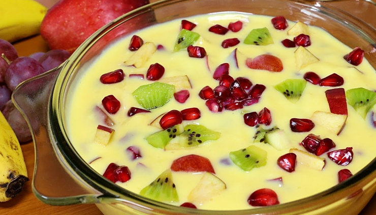 किसी भी सेलेब्रेशन के लिए परफेक्ट डिश हैं स्वाद और सेहत से भरपूर फ्रूट कस्टर्ड #Recipe