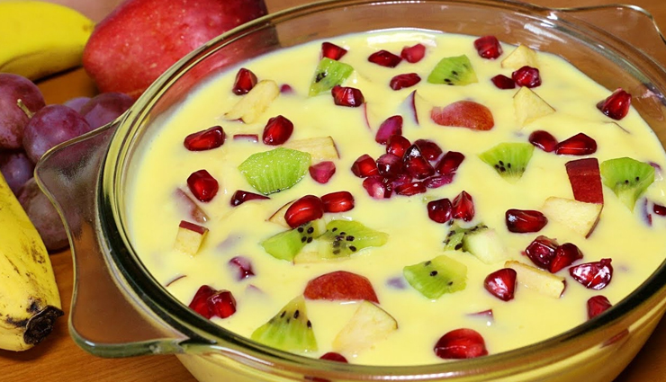 बर्थडे पार्टी में मीठे के लिए बेस्ट ऑप्शन हैं स्वाद से भरपूर फ्रूट कस्टर्ड #Recipe 