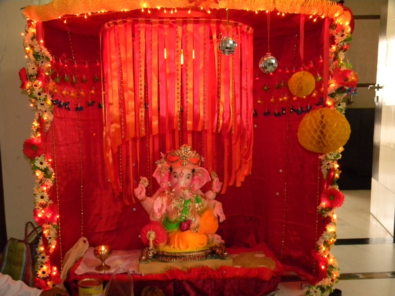 ganesh chaturthi 2018,decoration ideas