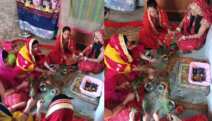 होली के साथ शुरू हुई 16 दिन तक चलने वाली गणगौर पूजा, तस्वीरें gangaur puja,holi,madhya pardesh,rajasthan,lord shiva