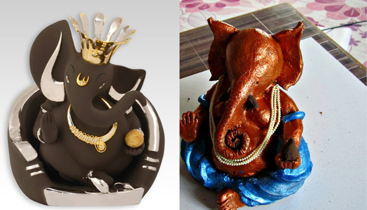 eco friendly ganpati idols,unique ideas for ganpati idol,ganpati idol ideas,ganesh chaturthi,ganpati